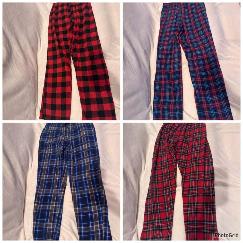 Lot of Men's Small Buffalo Plaid Pajama Pants Sonoma Eddie Bauer